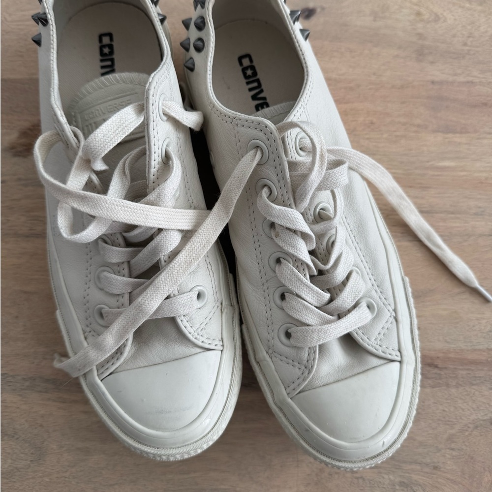 Converse Chuck 70 Studded Low Top Leather Sneaker